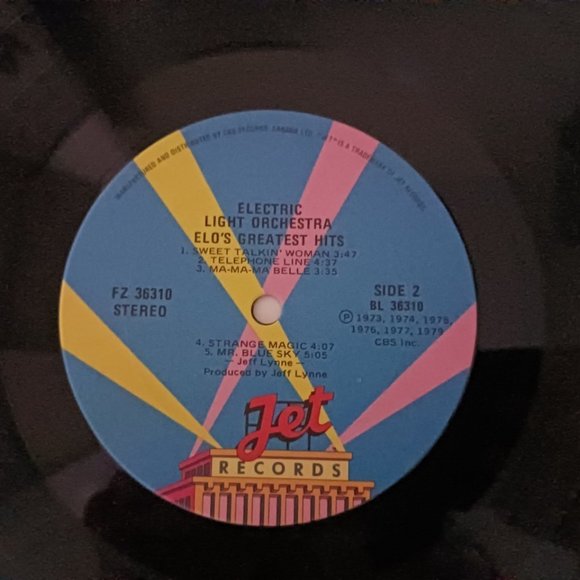 Vintage Electric Light Orchestra (ELO) Greatest Hits vinyl record, 1979 original - Picture 11 of 11